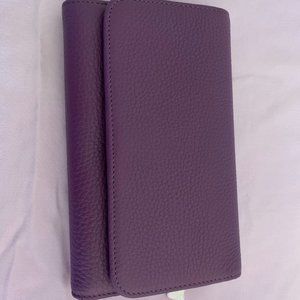 Leatherology Purple Wallet